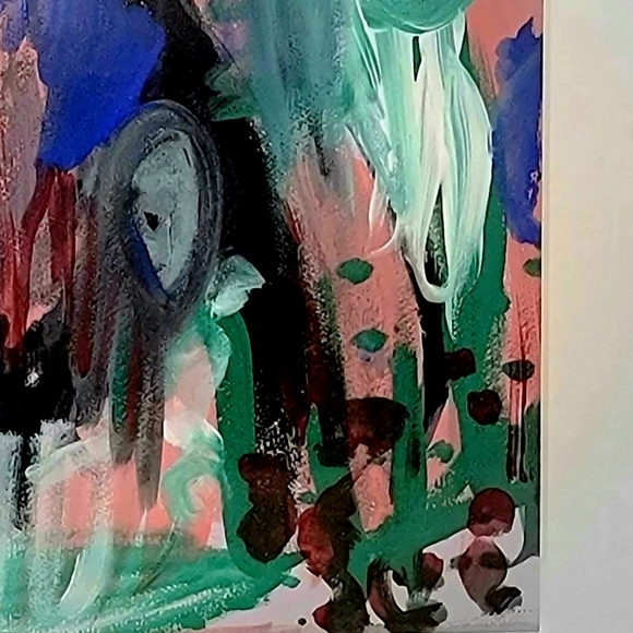 Original Abstract acrylic painting - Picture 3 of 3